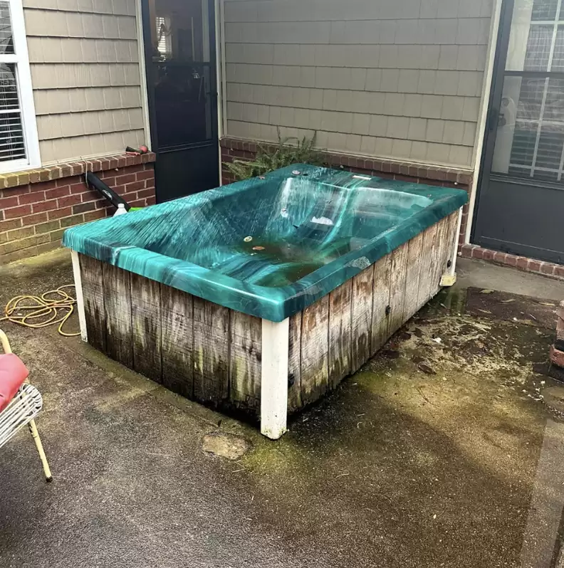 old hot tub